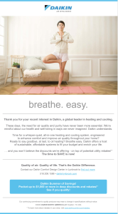 Daikin Branding Eblast