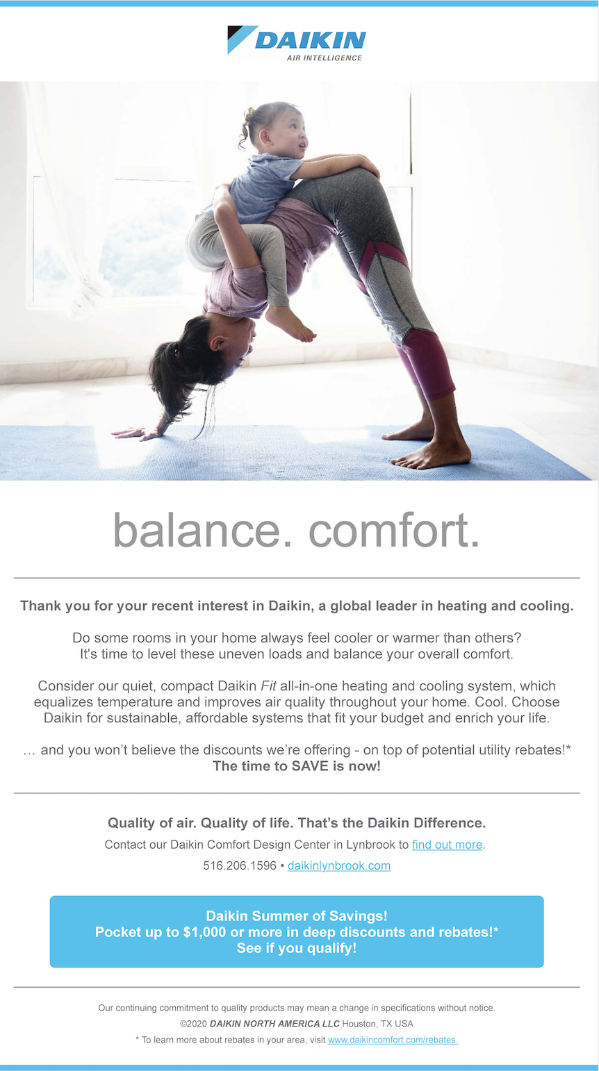 Daikin Zone Control Eblast