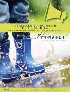 Hanover Community Bank Splash Print Ad