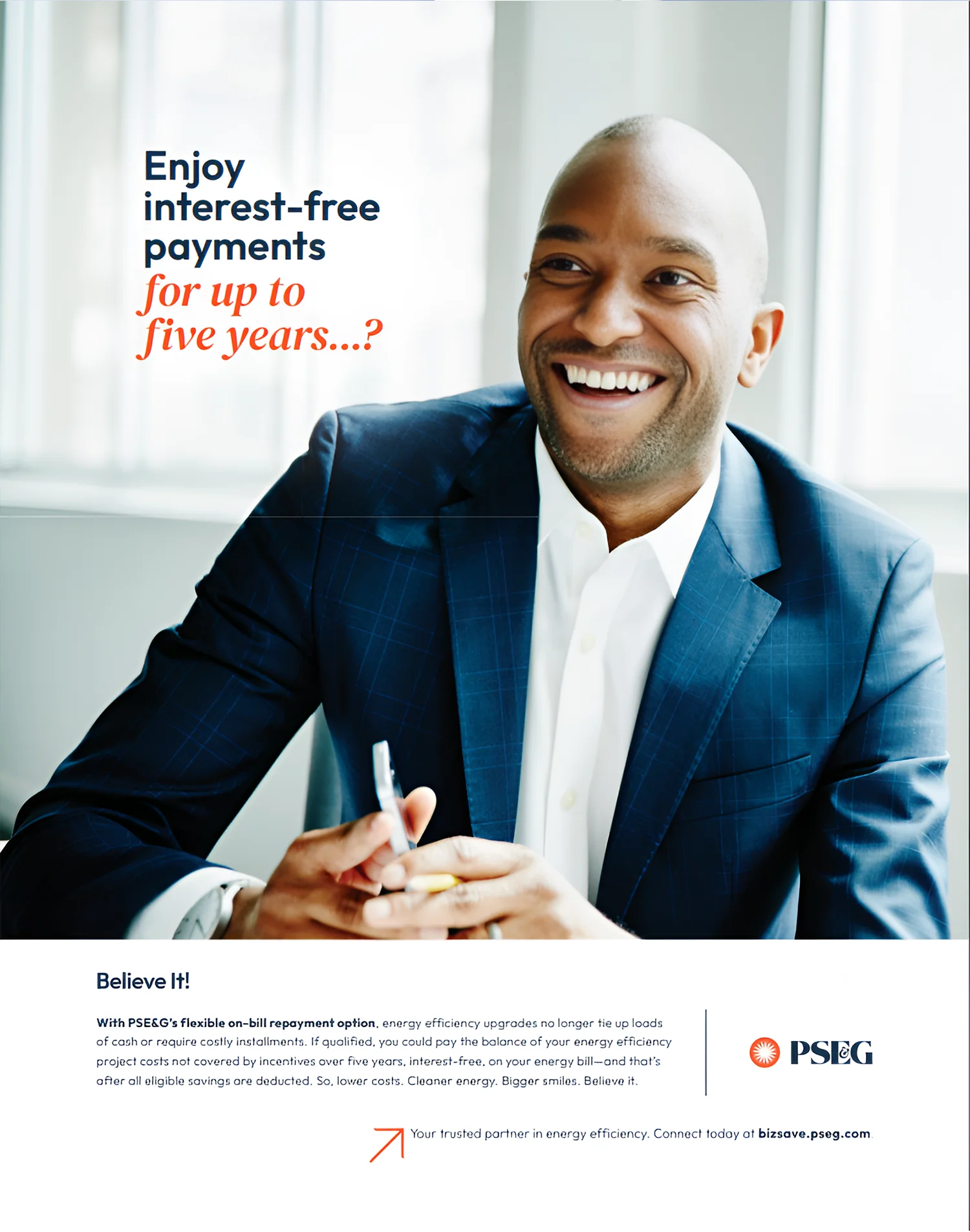 PSE&G Believe It OBR Print Ad