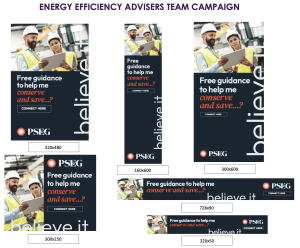 PSE&G EEA Team Digital Banner Campaign