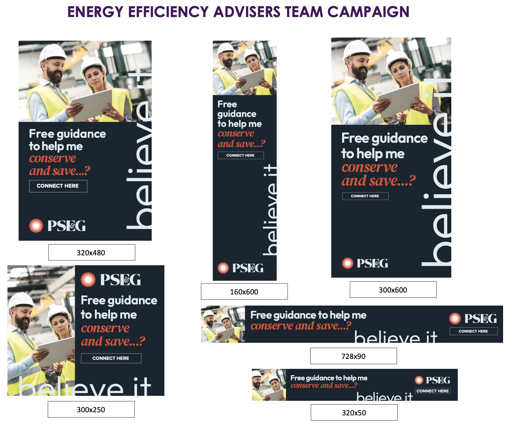 PSE&G EEA Team Digital Banner Campaign