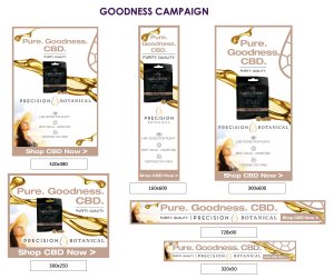 Precision Botanical Goodness Digital Banner Campaign