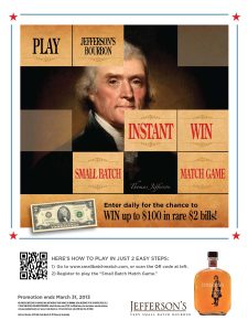 Jefferson's Bourbon Case Card