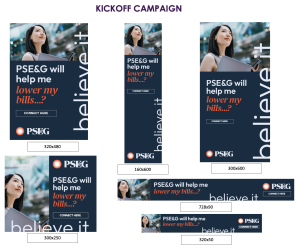 PSE&G Kickoff Digital Banner Campaign