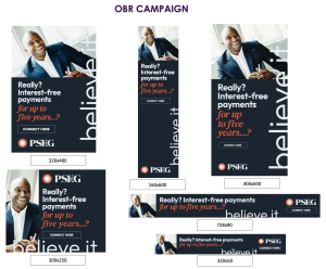 PSE&G OBR Digital Banner Campaign