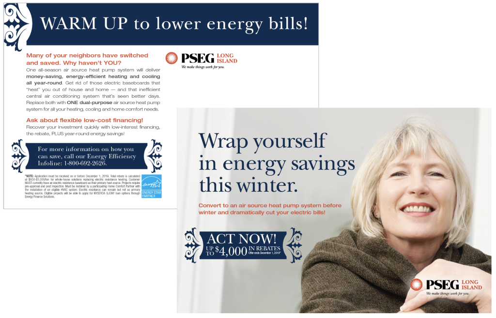 PSEG Long Island ASHP Postcards