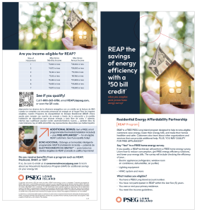 PSEG Long Island 2024 REAP Door Hanger
