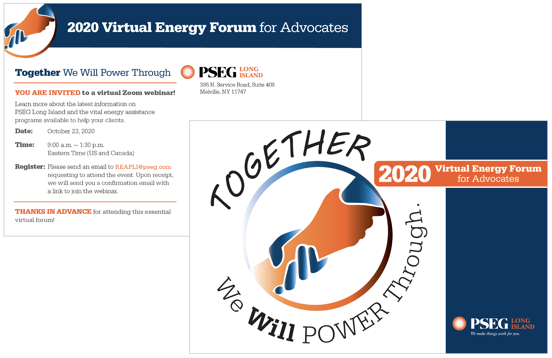 PSEG Long Island 2020 REAP Forum Postcard