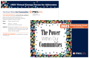 PSEG Long Island 2021 REAP Forum Postcard