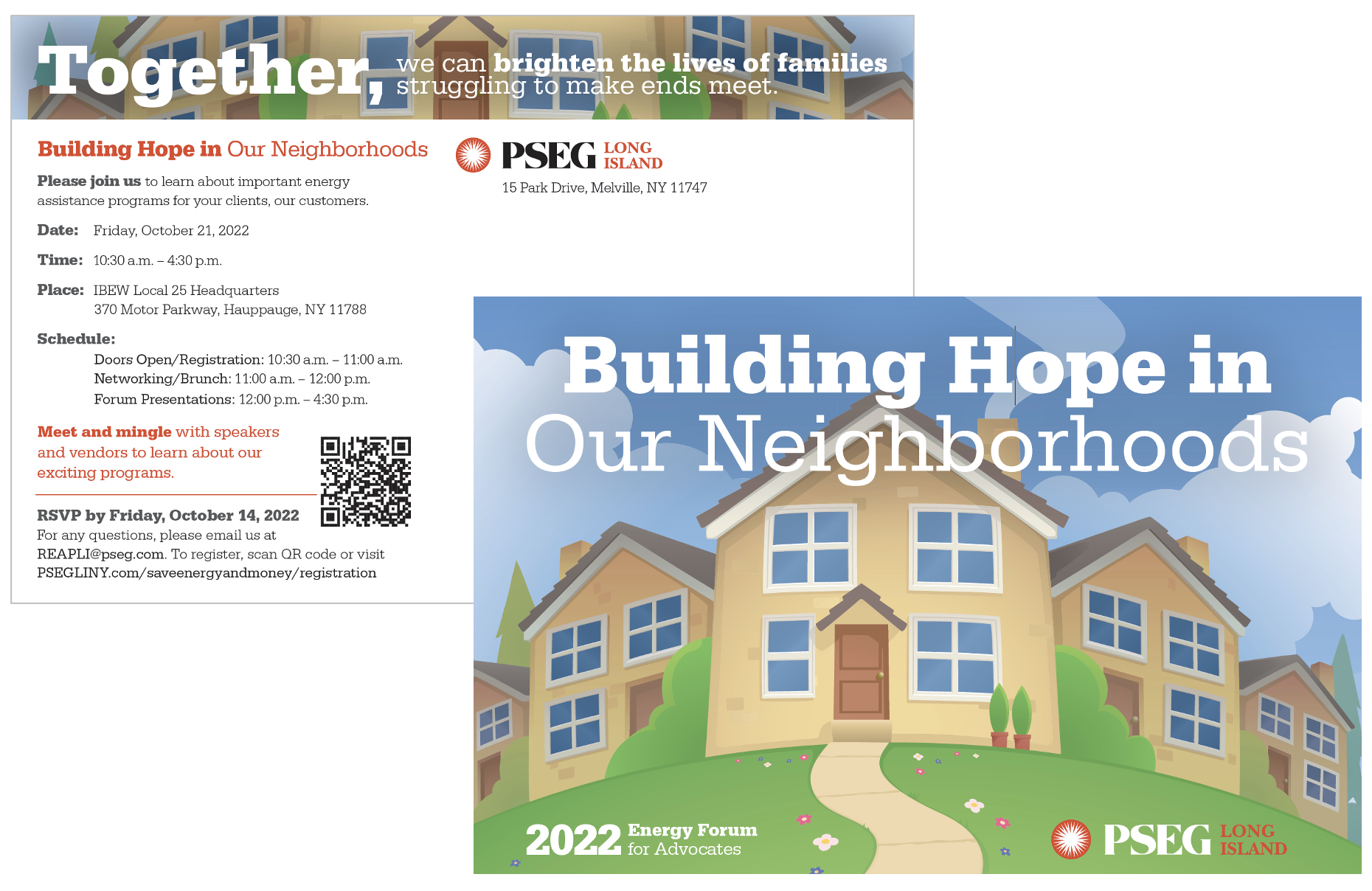 PSEG Long Island 2022 REAP Forum Postcard