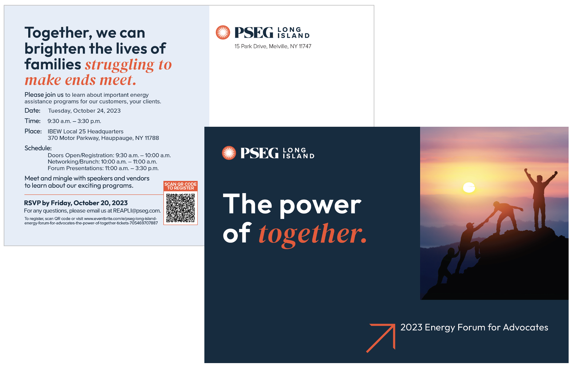PSEG Long Island 2023 REAP Forum Postcard