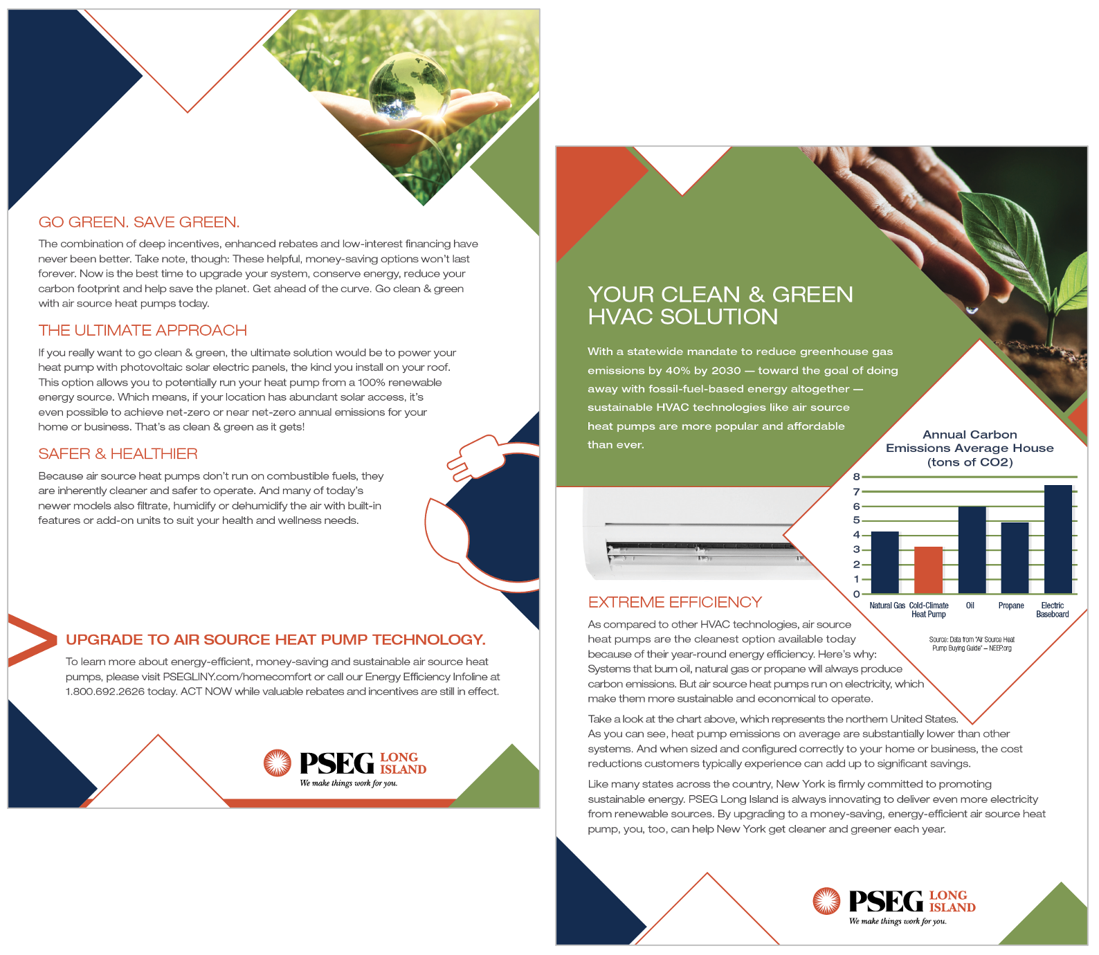 PSEG Long Island ASHP Sales Kit Sell Sheet 3