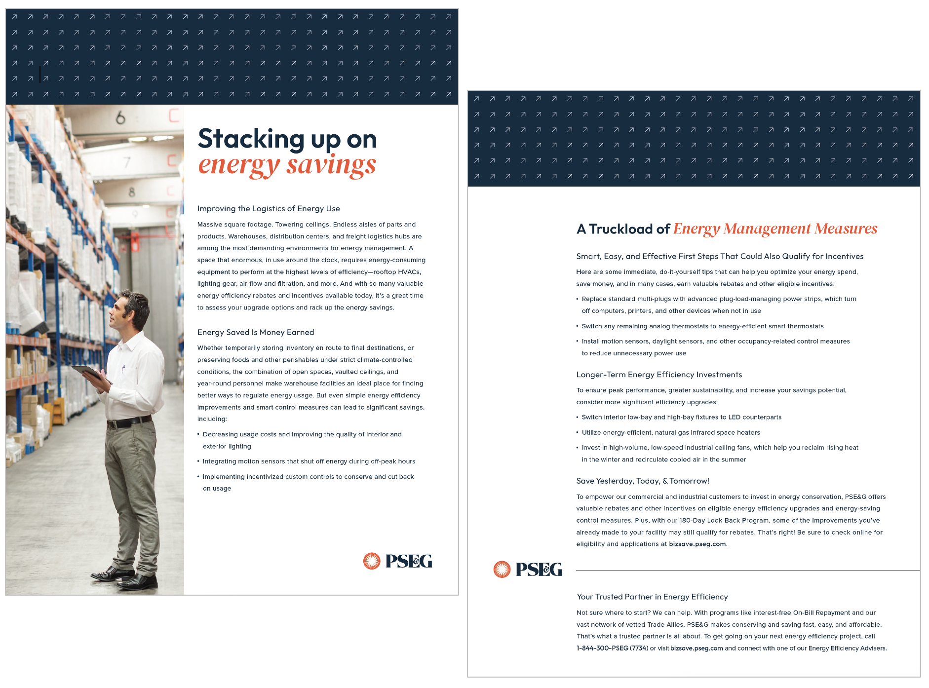 PSE&G BES Sales Kit Warehouse Sell Sheet