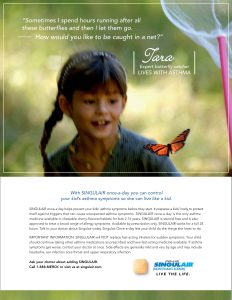 Singulair Kids Print Ad 1