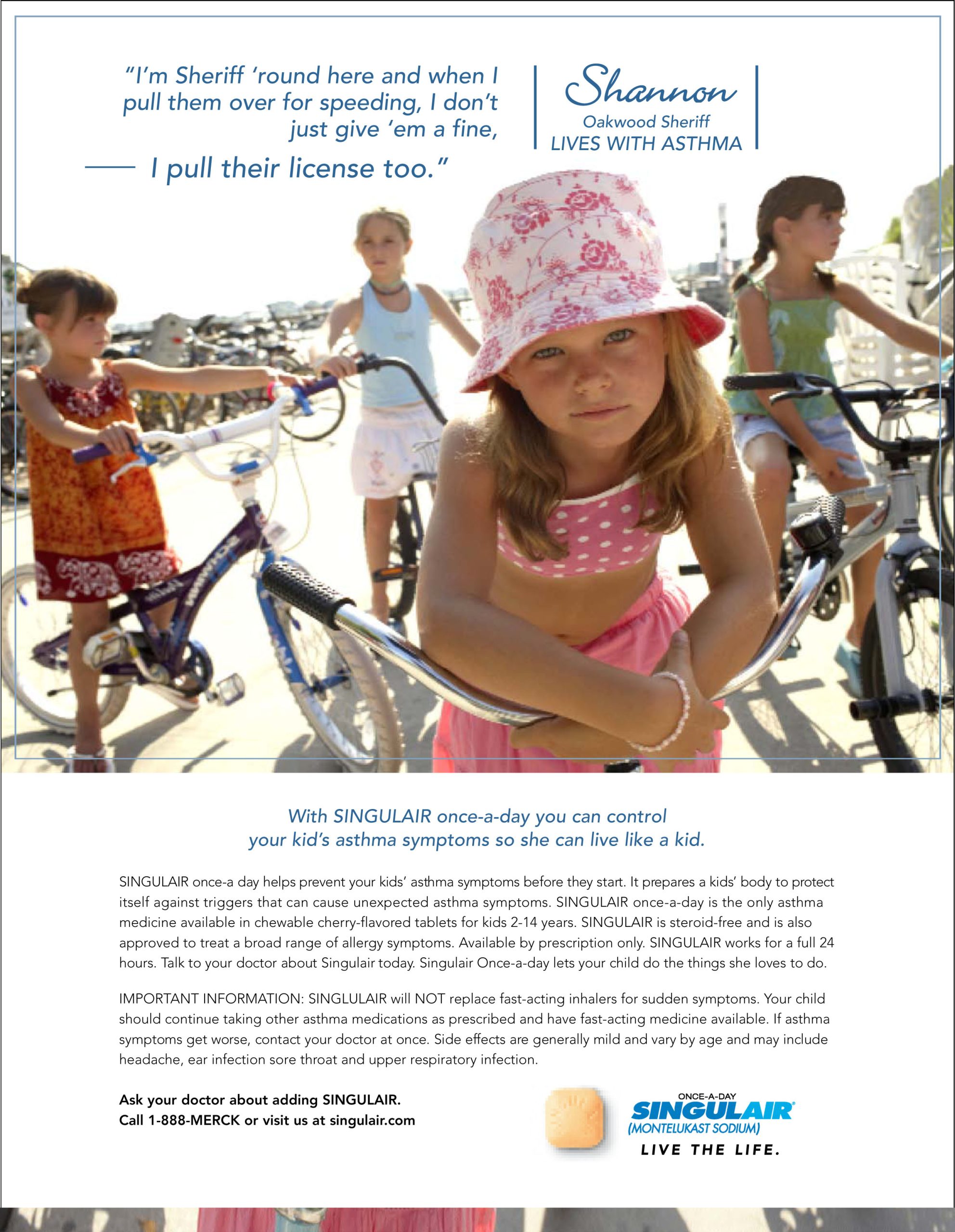 Singulair Kids Print Ad 2
